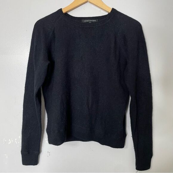 Naked Cashmere Black‎ Raglan Crewneck Sweater Size Medium - Picture 3 of 8